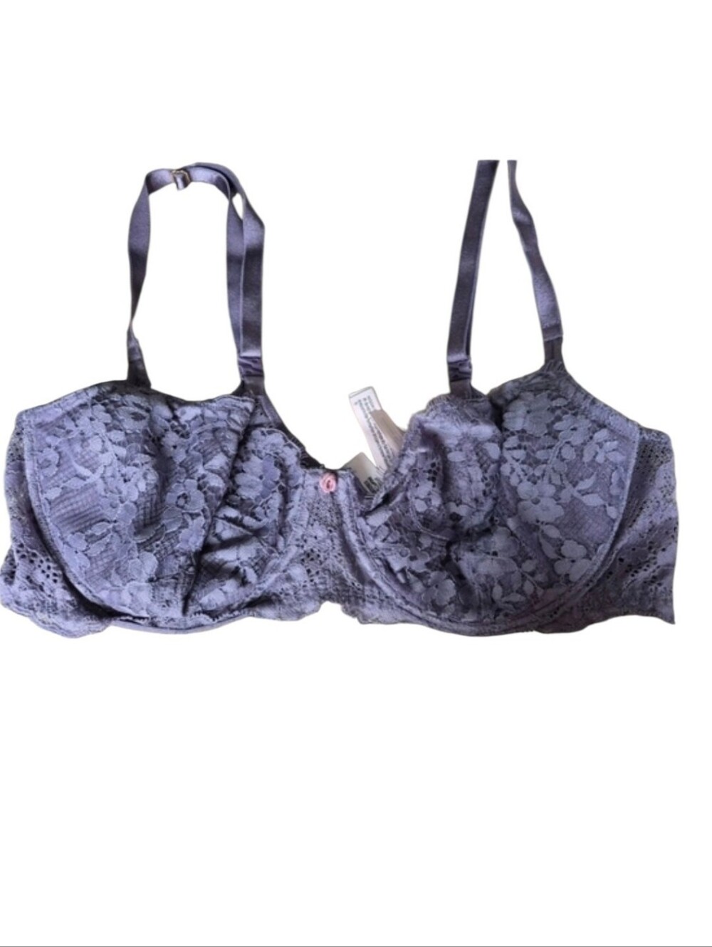 Victoria's Secret Size 38C Purple Lac Bra Dream Angels Push-Up Without Padding